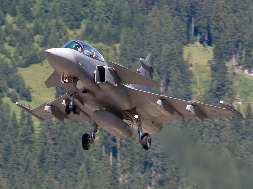 grippen, взлёт, saab, jas-39d