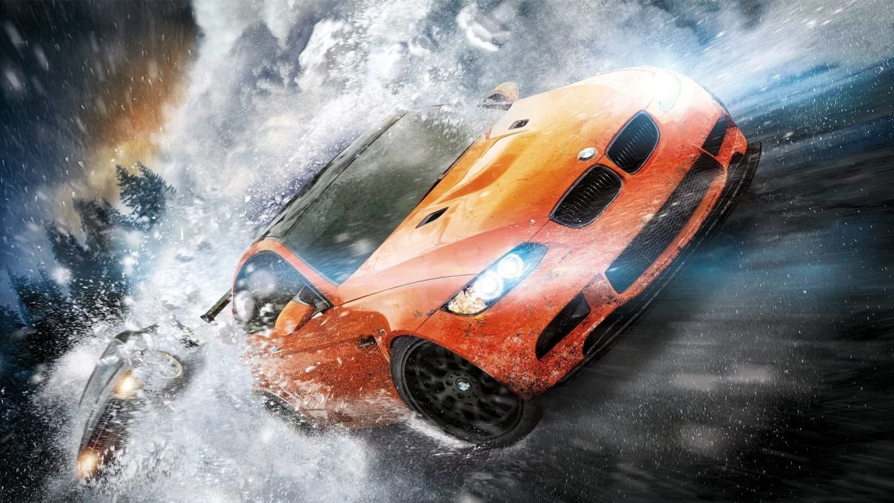 nfs, need for speed: the run, лавина, bmw, оранжевая