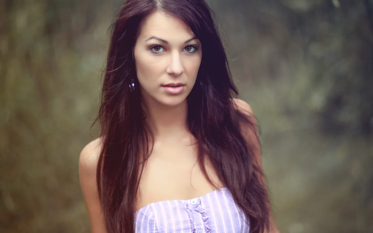 взгляд, девушка, meghan rother, брюнетка