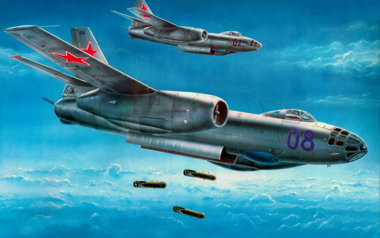 самолет, бомба, ил-28, бомбардировщик