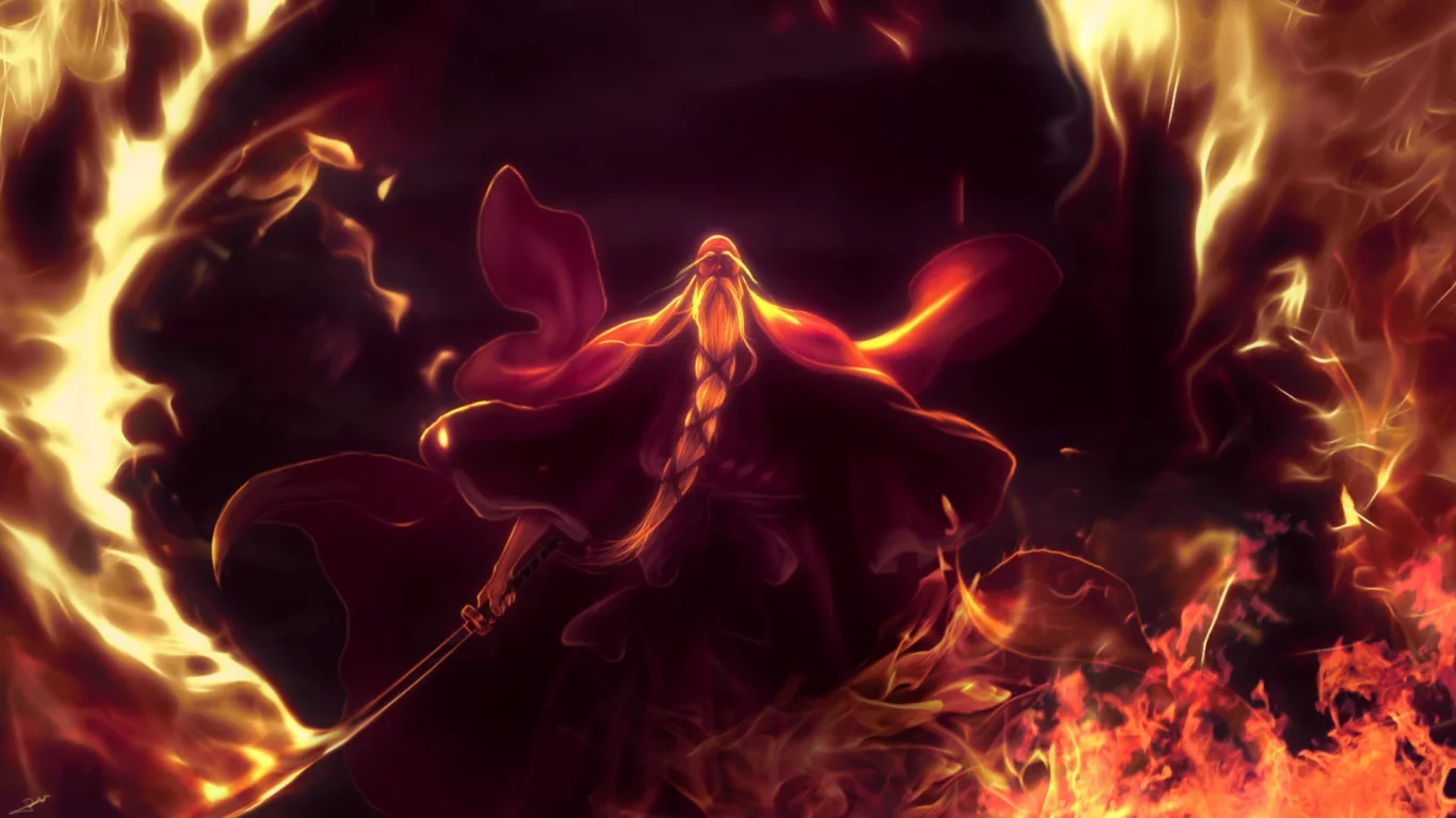 bleach, ямомото генрюсай, блич