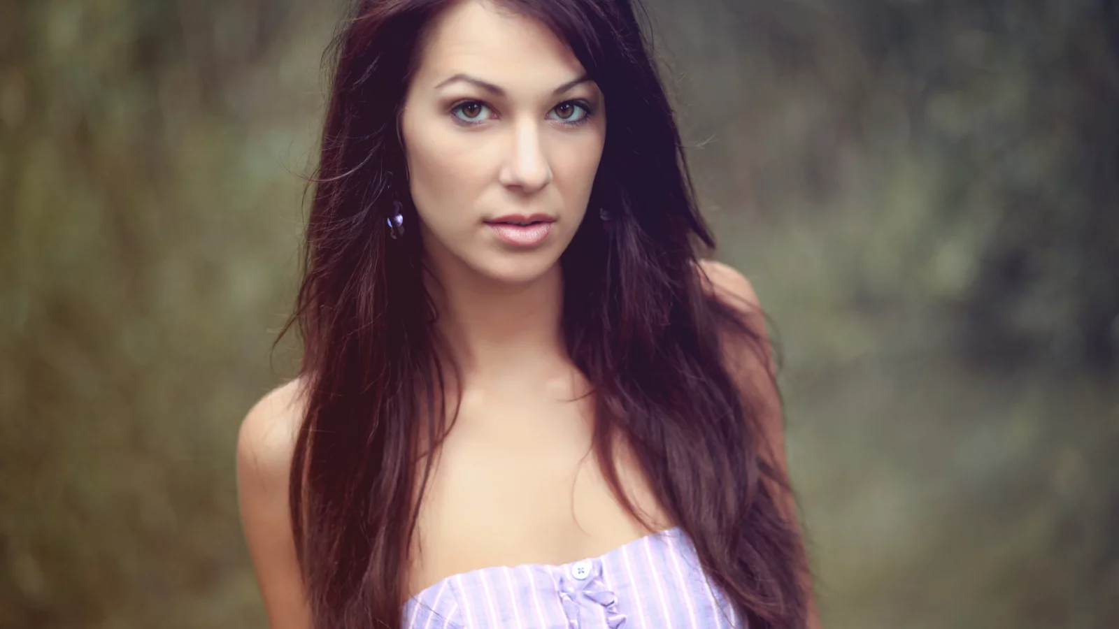 взгляд, девушка, meghan rother, брюнетка