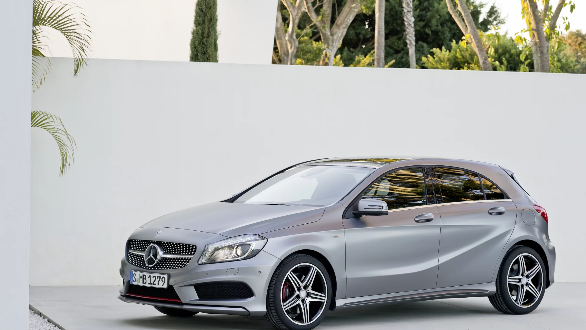 мерседес, amg пакет, a class, mercedes, серый
