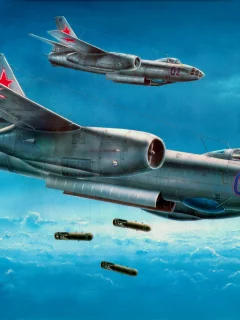 самолет, бомба, ил-28, бомбардировщик