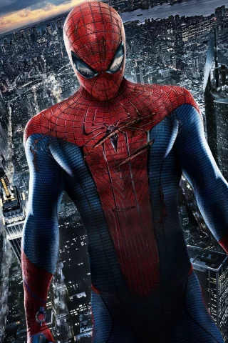 город, человек паук, раны, spider man