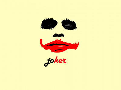 обои, джокер, красный, joker, черный, фон