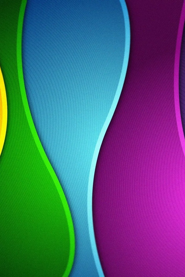 colors, волны, абстракции, rainbow