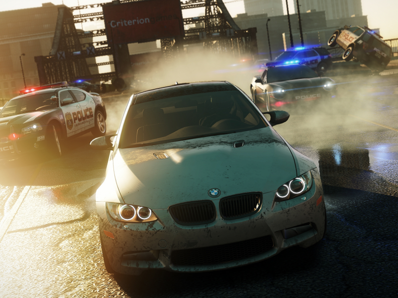 nfs most wanted 2012, полиция, дорога, bmw