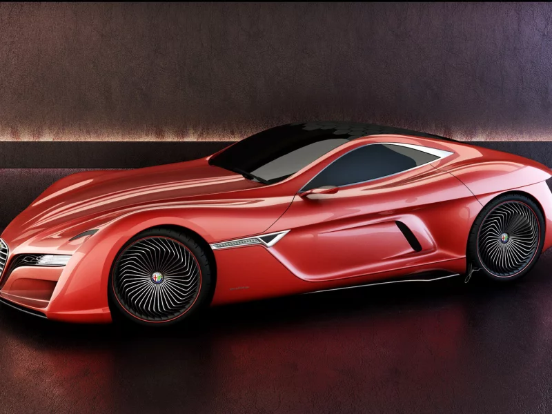 альфа ромео, alfa-romeo 12c gts, концепт