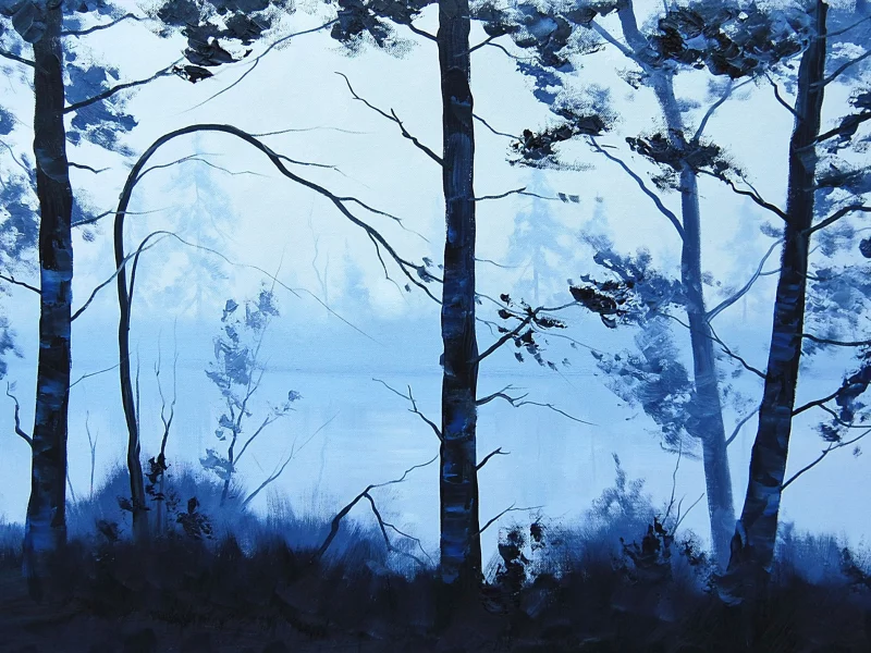 рисунок, artsaus, арт, blue lake