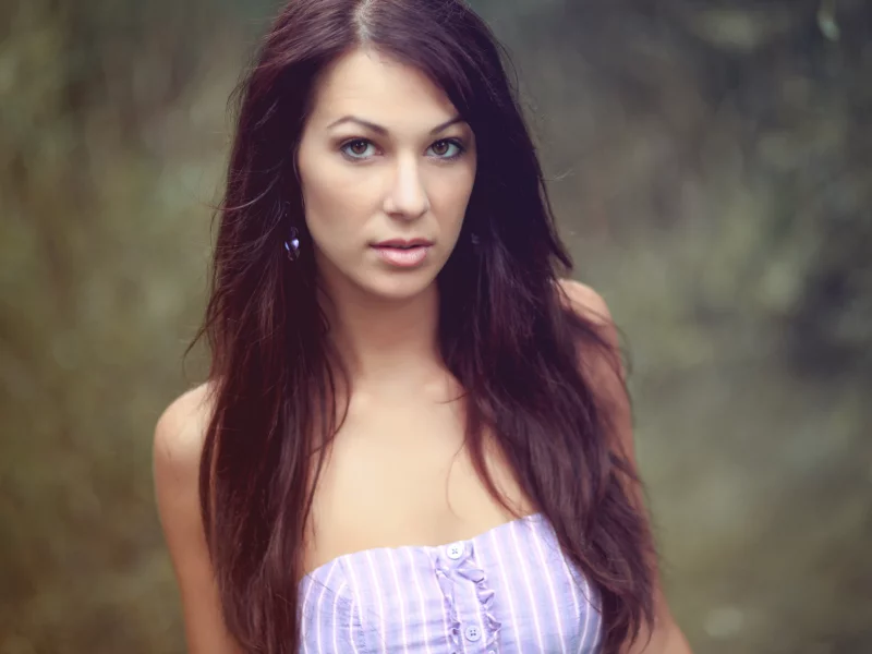 взгляд, девушка, meghan rother, брюнетка