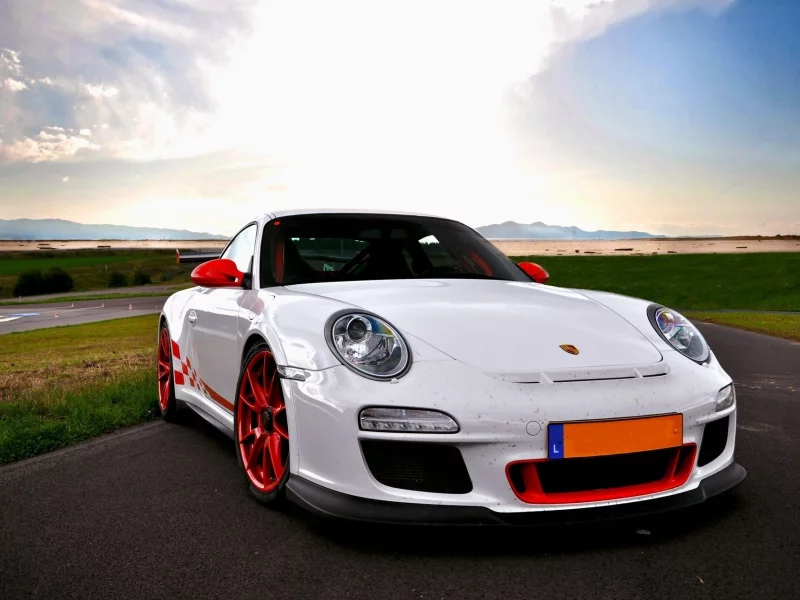 авто, порш, белый, porsche 911