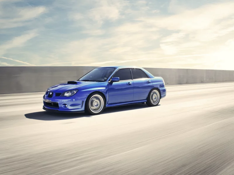 subaru, синяя, impreza, импреза, субару, blue