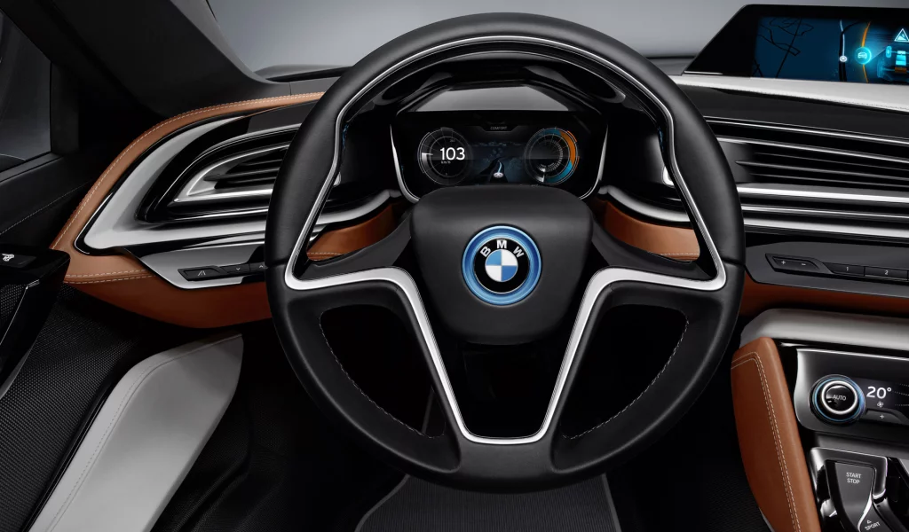 i8, bmw, dashboard, spyder, concept, 2012