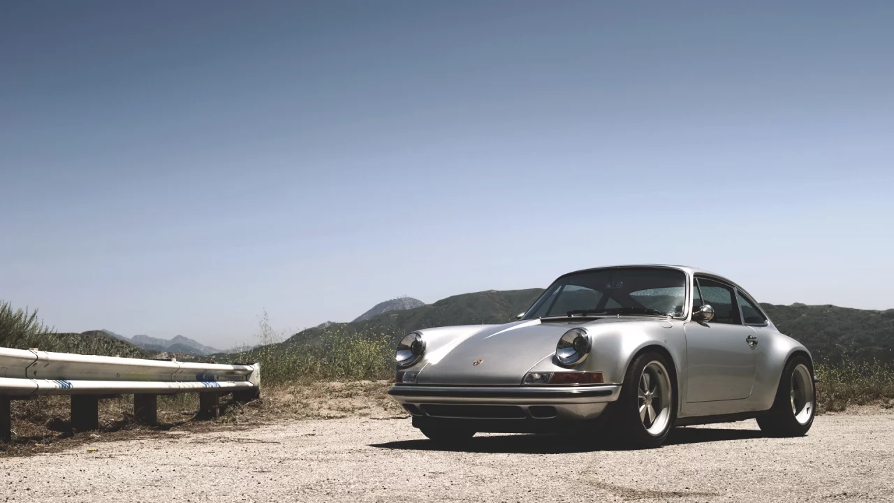 песок, небо, porsche, 911, порше, горы
