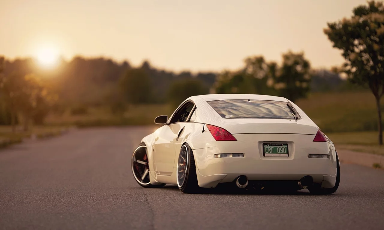 нисан, nissan, z, белый, 350z