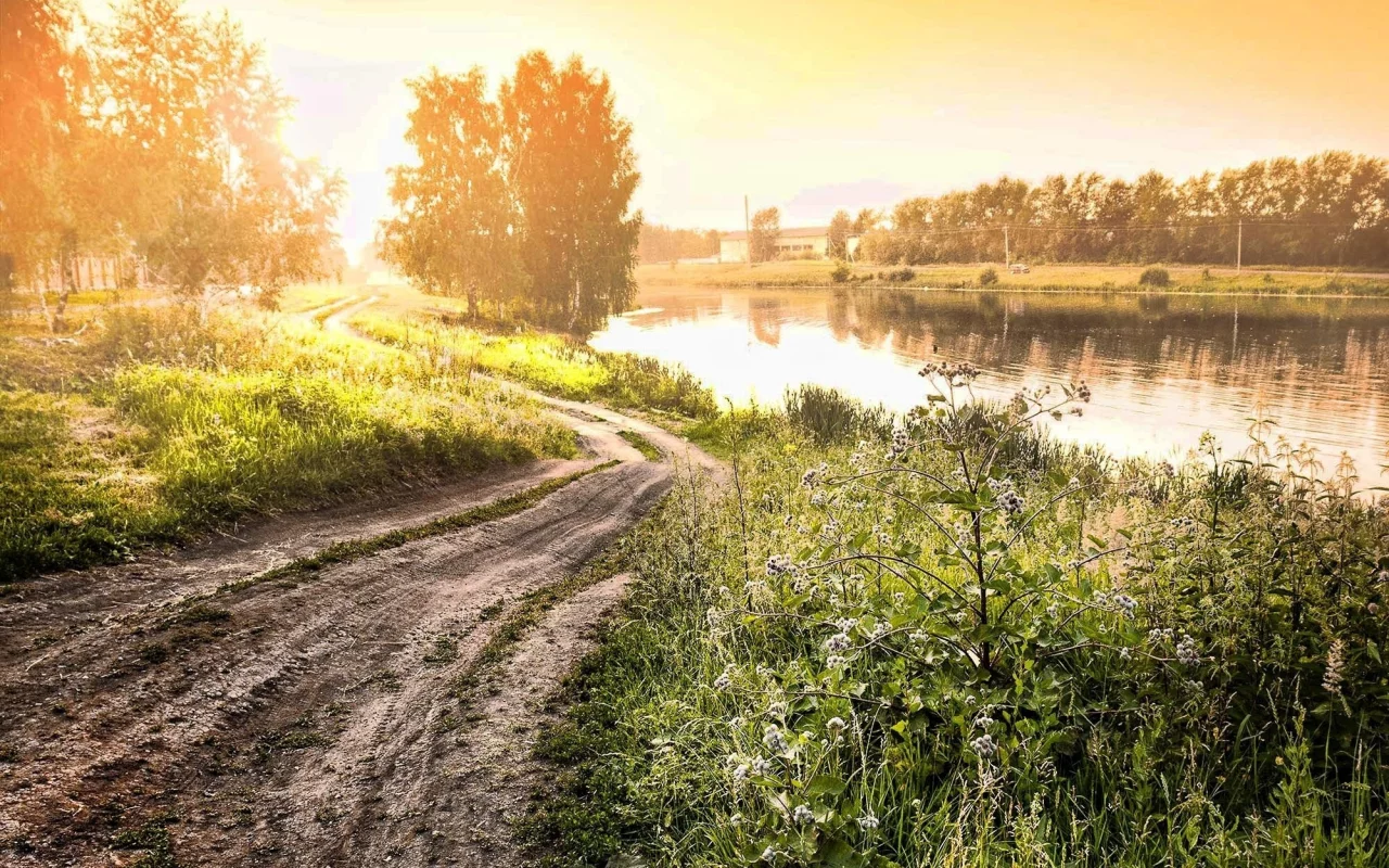 зеро, закат, вода, вечер, природа