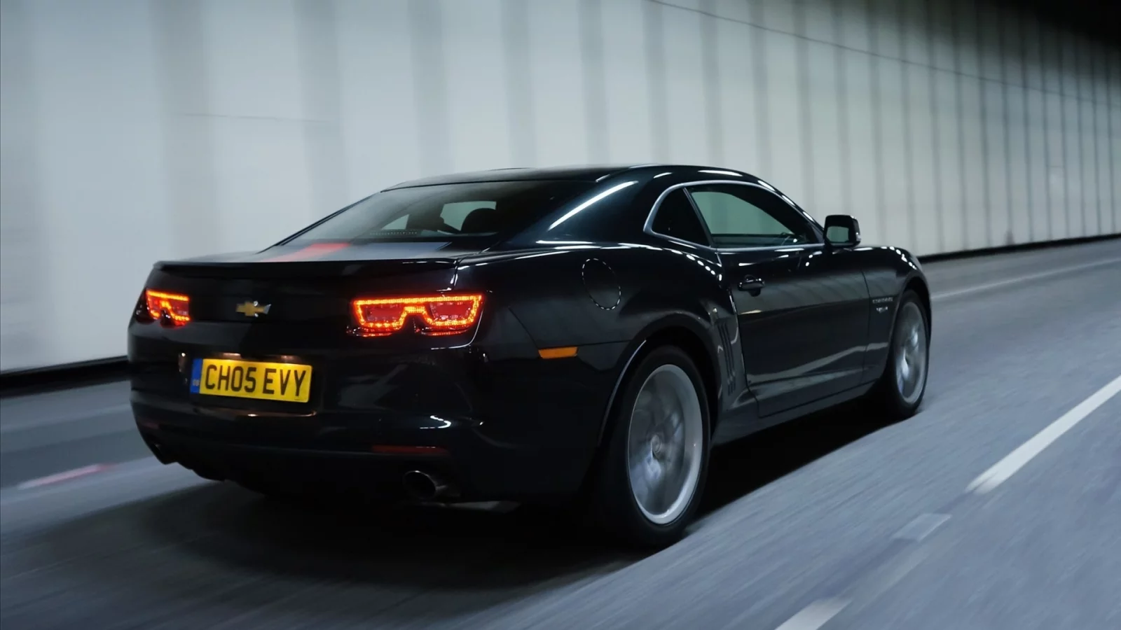 задняя часть, chevrolet, camaro ss, черный