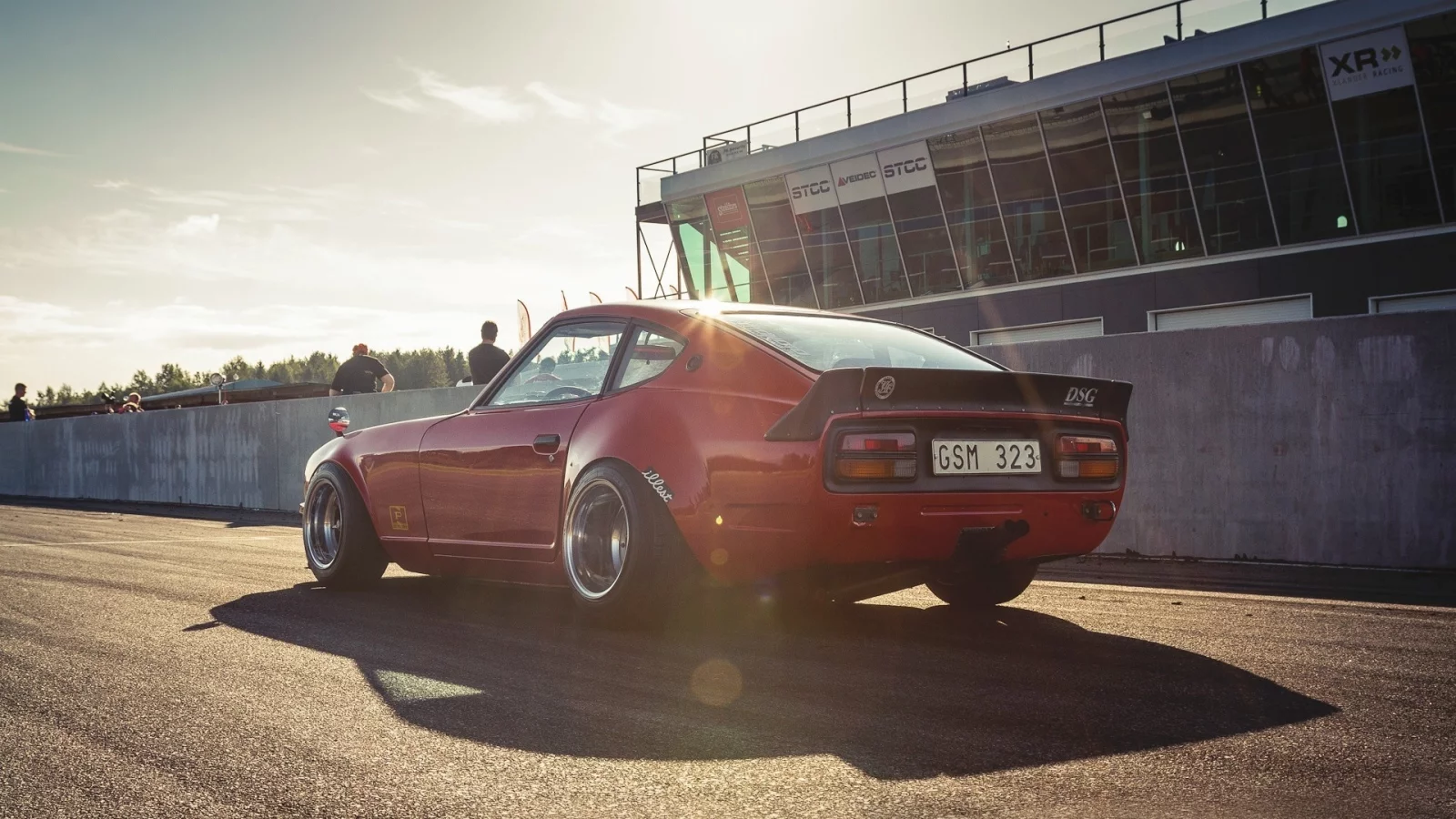 машина, автодром, datsun