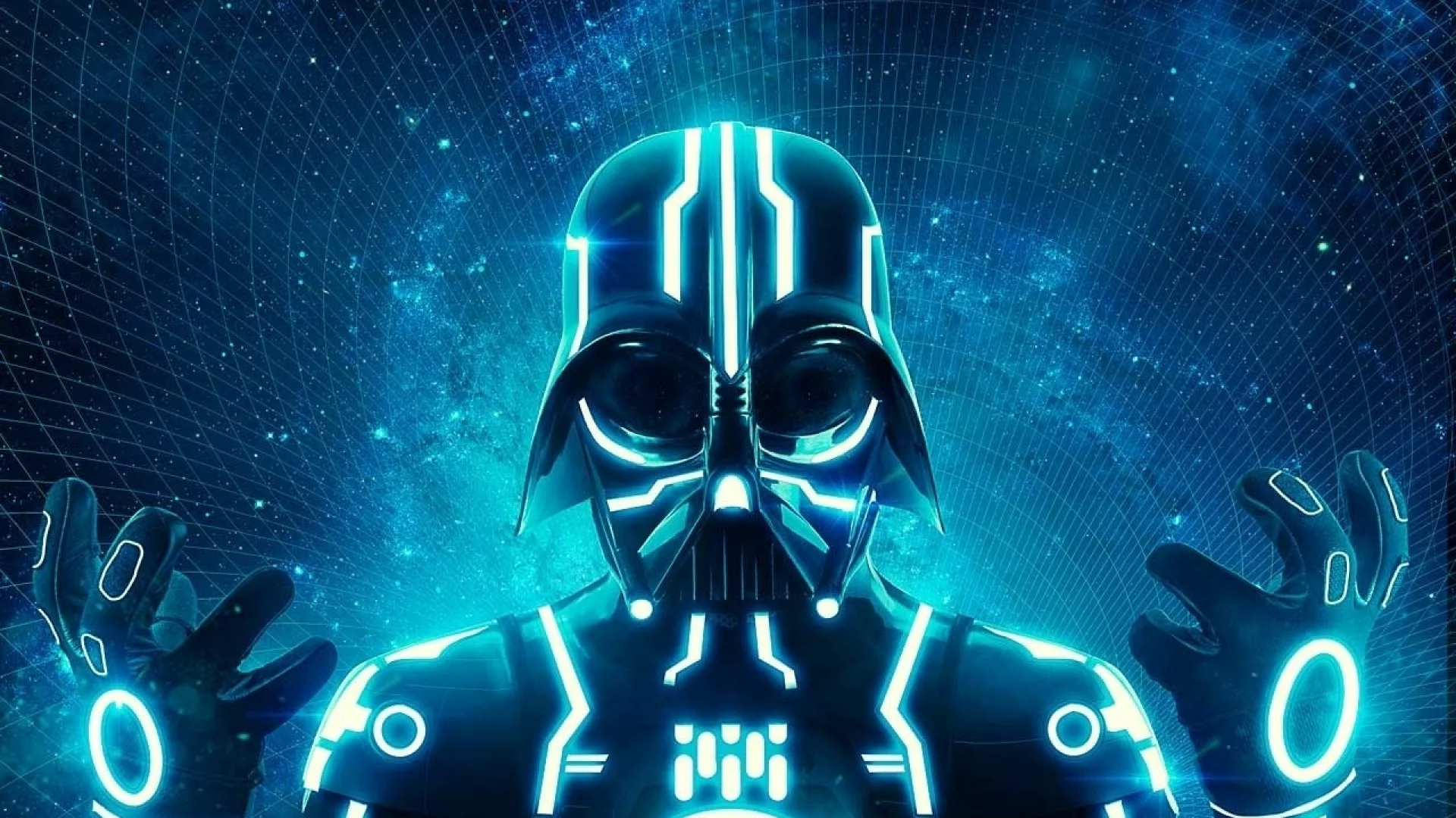 дарт вейдер, star wars, tron, трон, dart veider