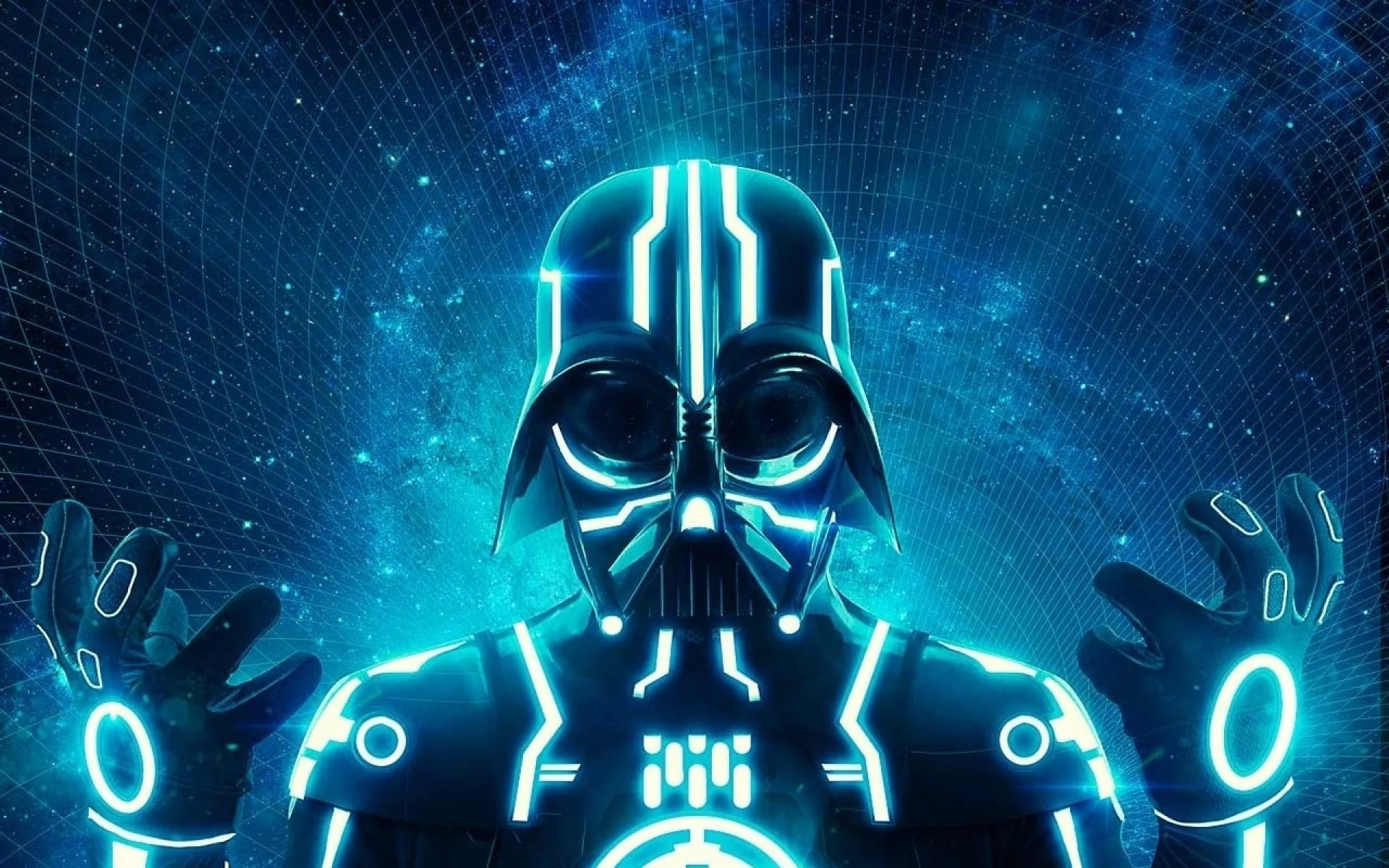 дарт вейдер, star wars, tron, трон, dart veider