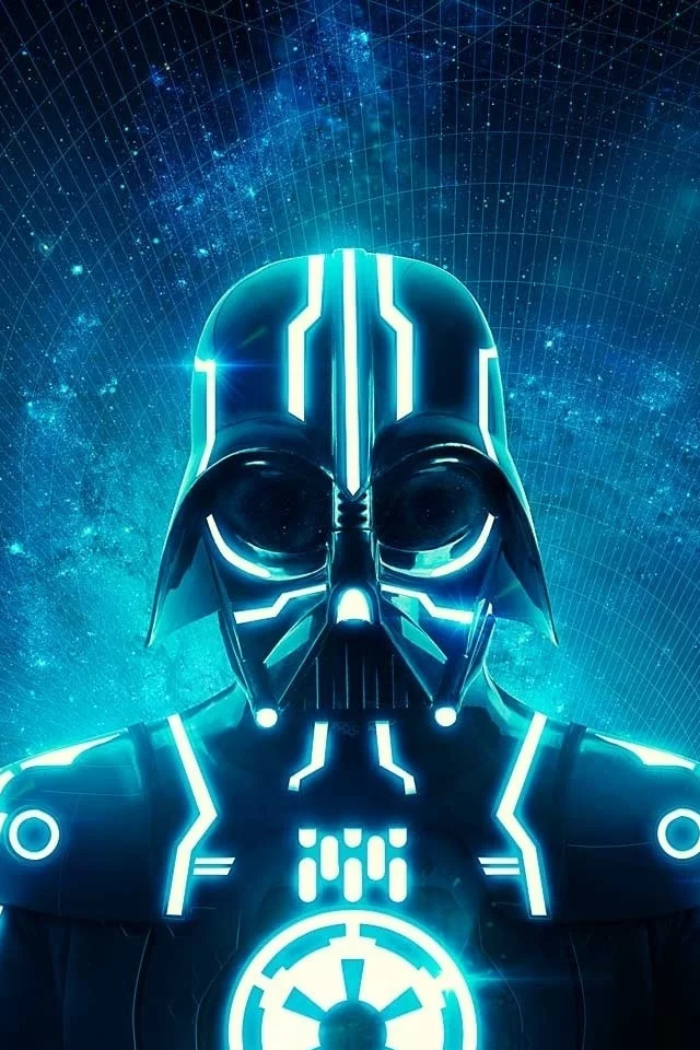 дарт вейдер, star wars, tron, трон, dart veider