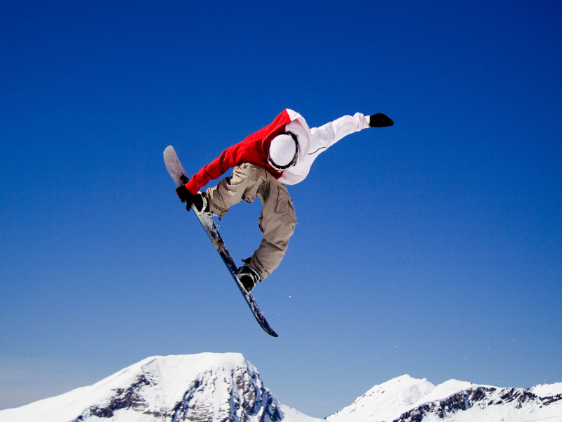 snow, boarding, winter