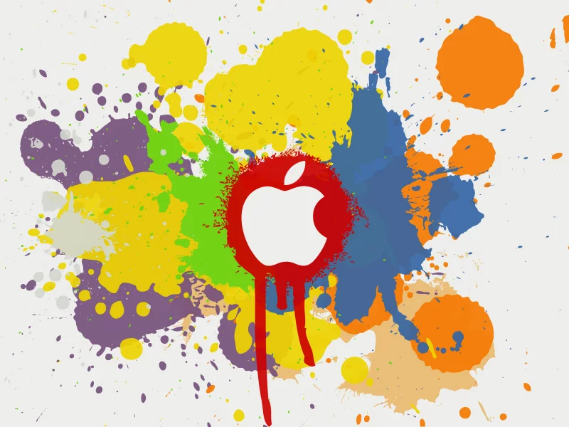 apple, пятна, logo, mac, яблоко