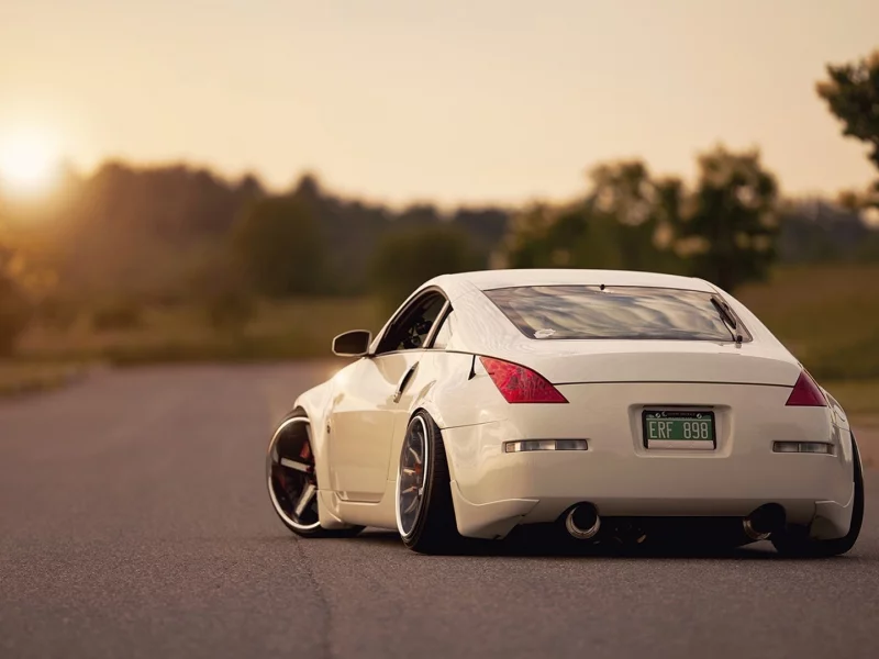 нисан, nissan, z, белый, 350z