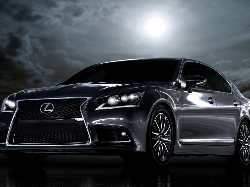 f-sport, лс, седан, 460, лексус, чёрный, ls, lexus