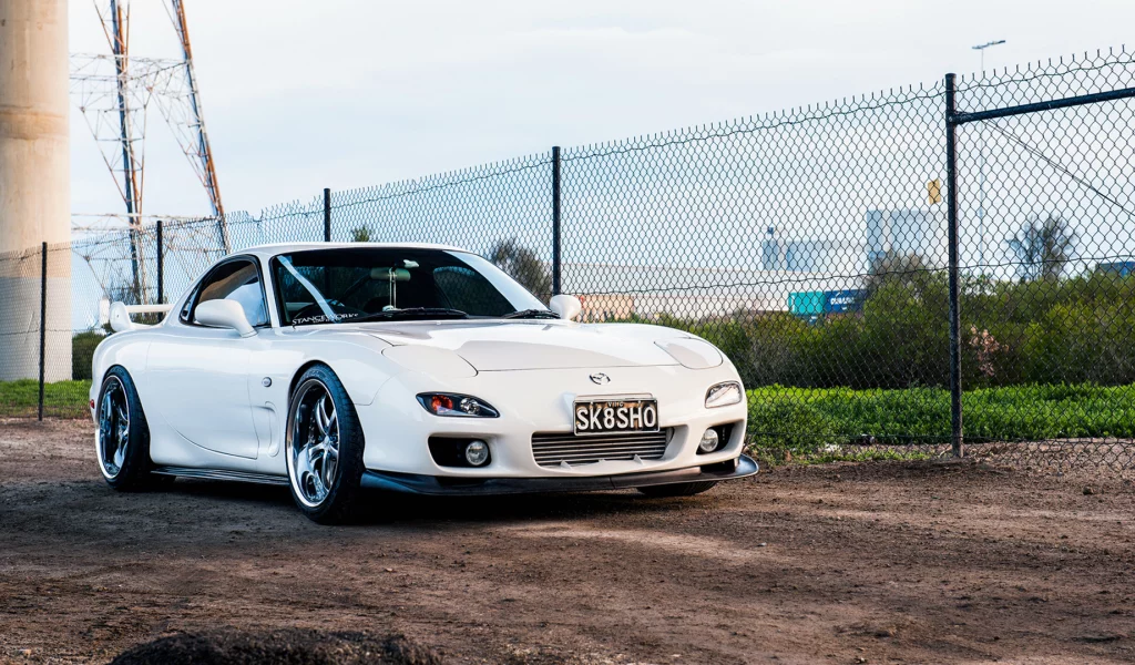 забор, rx7, мазда, mazda, мост