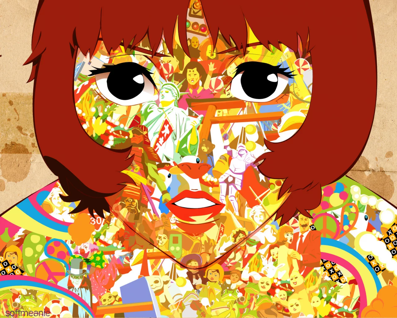 softmeanie, paprika, девушка, красные волосы