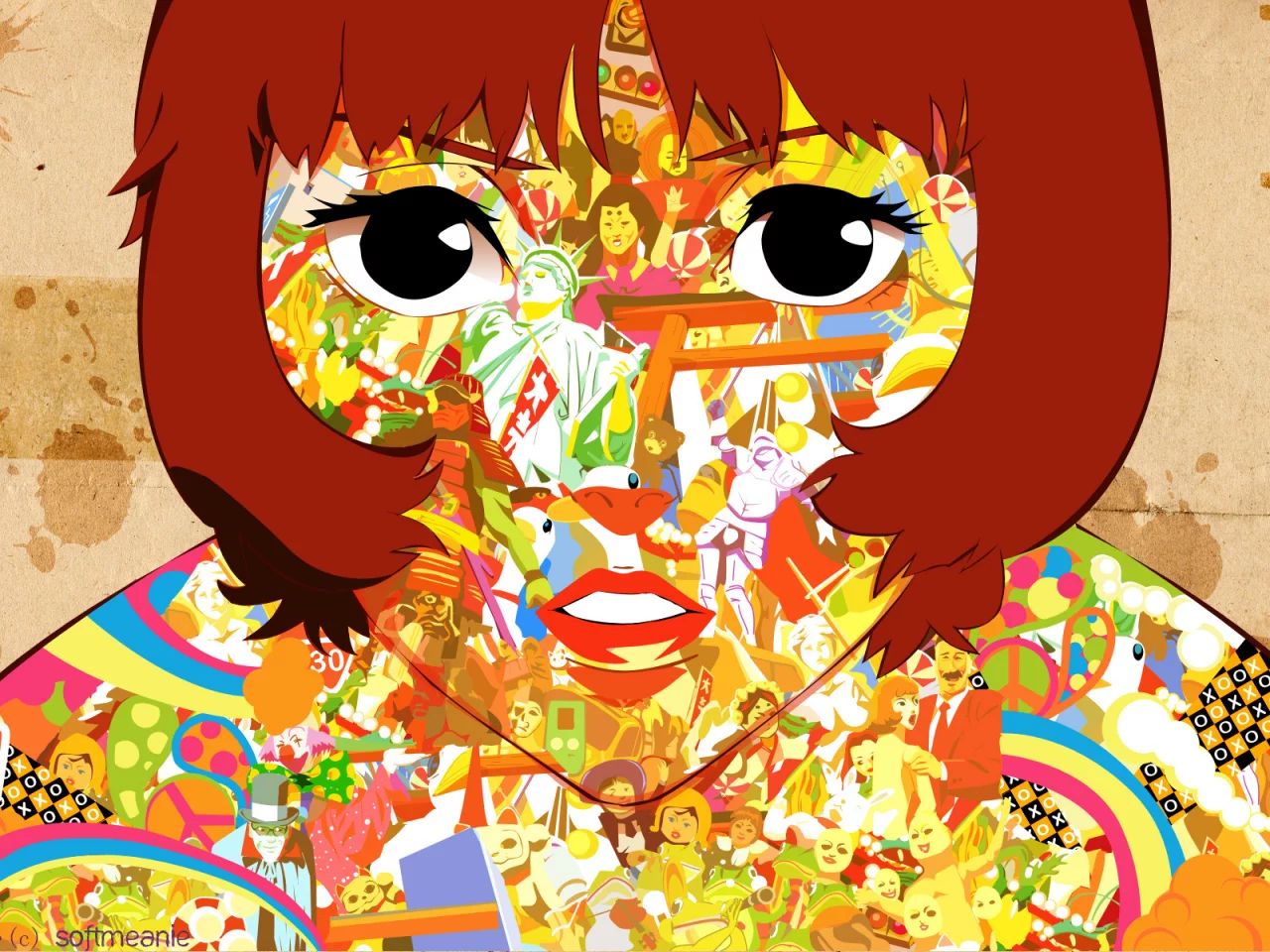 softmeanie, paprika, девушка, красные волосы