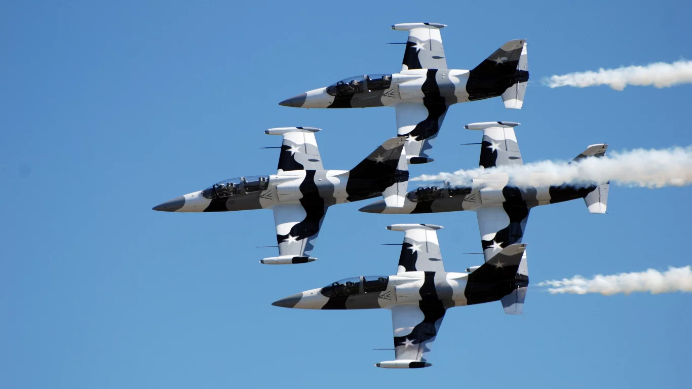 l-39 albatross, небо, самолёты