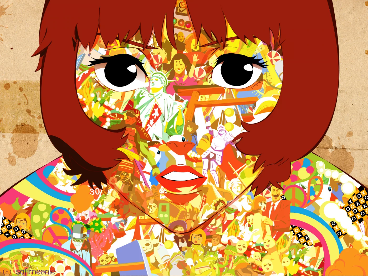 softmeanie, paprika, девушка, красные волосы