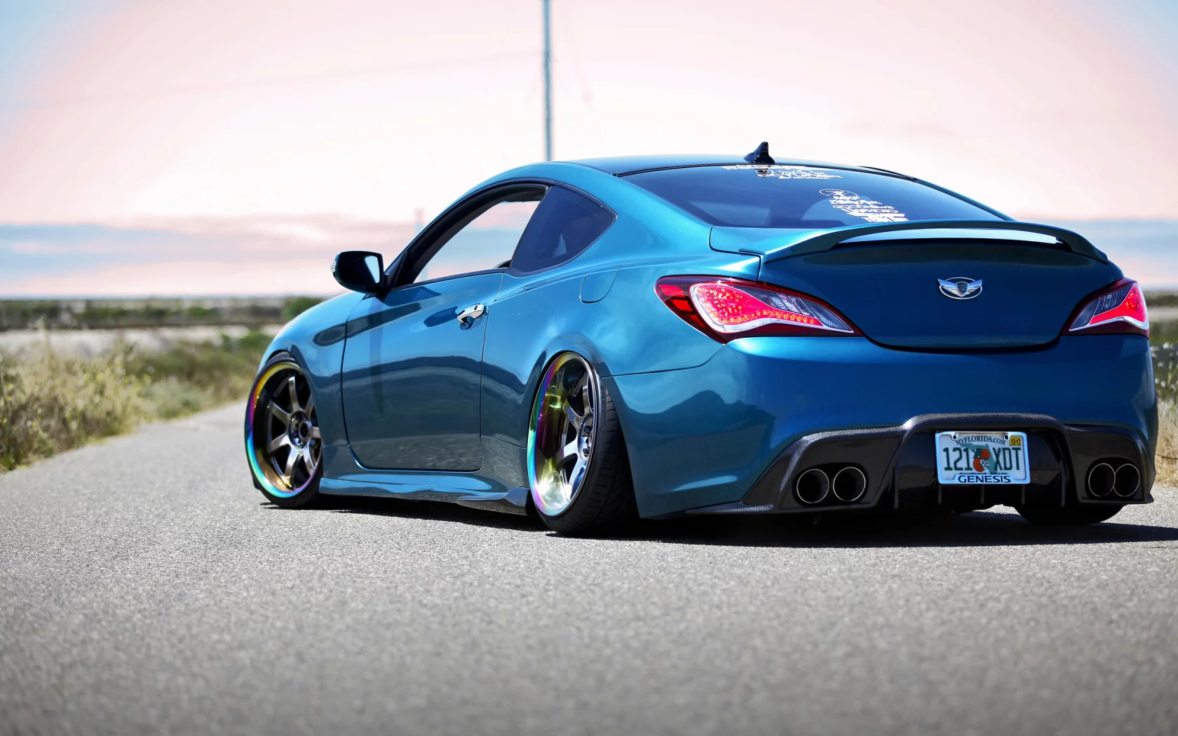хёндай, blue, genesis, блик, hyundai, синий