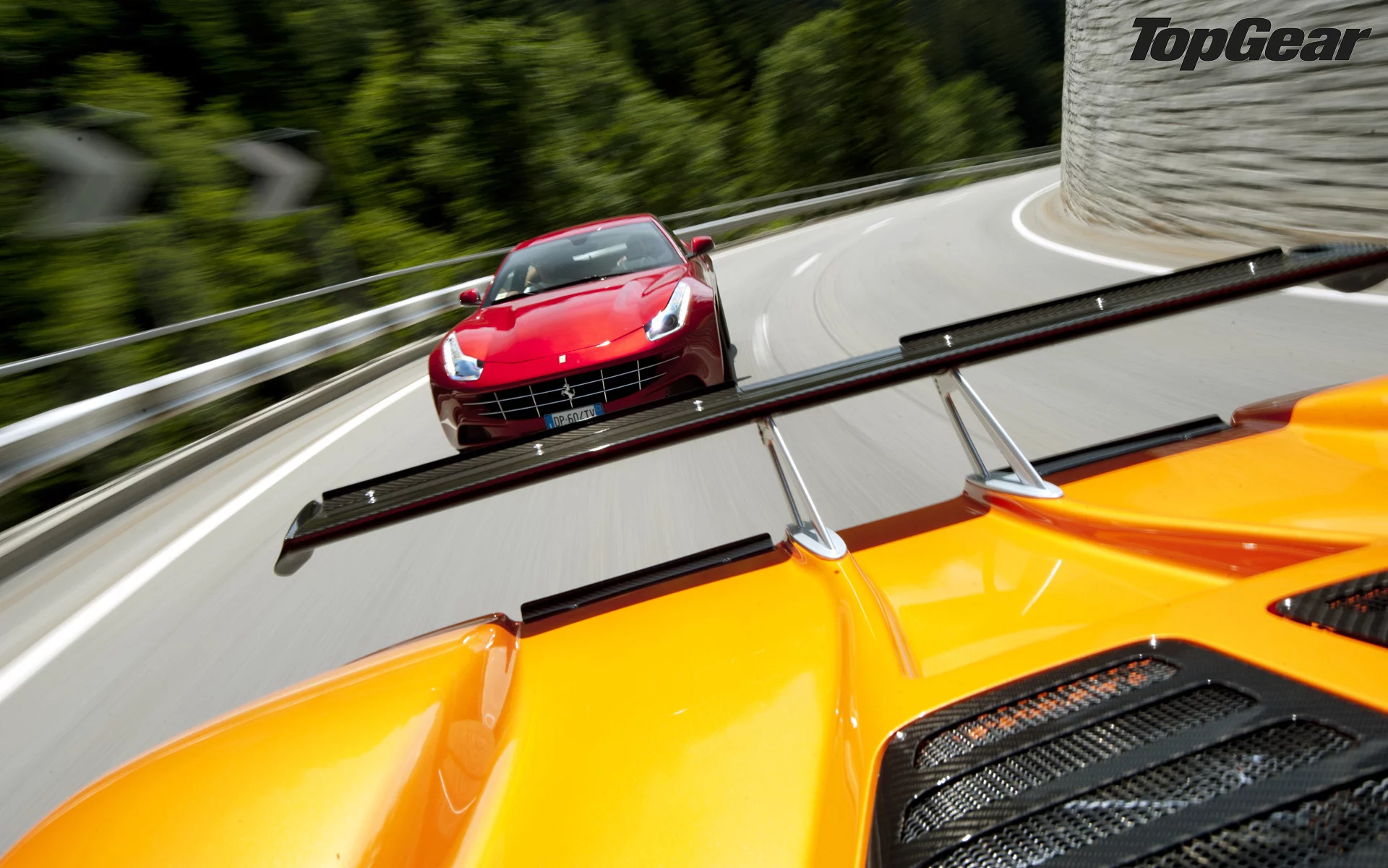 road, top gear, ferrari berlinetta, supercars, pagani zonda, tv show