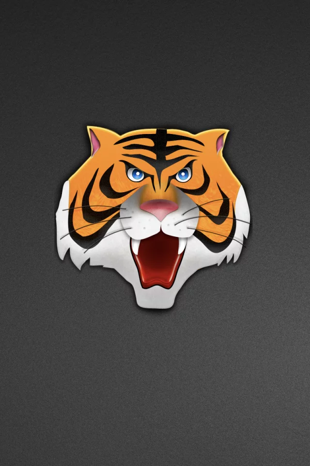 тигр, head, минимализм, голова, tiger