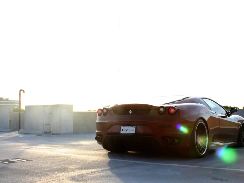parking, ferrari, f430, ф430, феррари, red