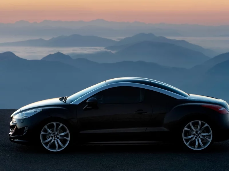 peugeot, горы, вечер