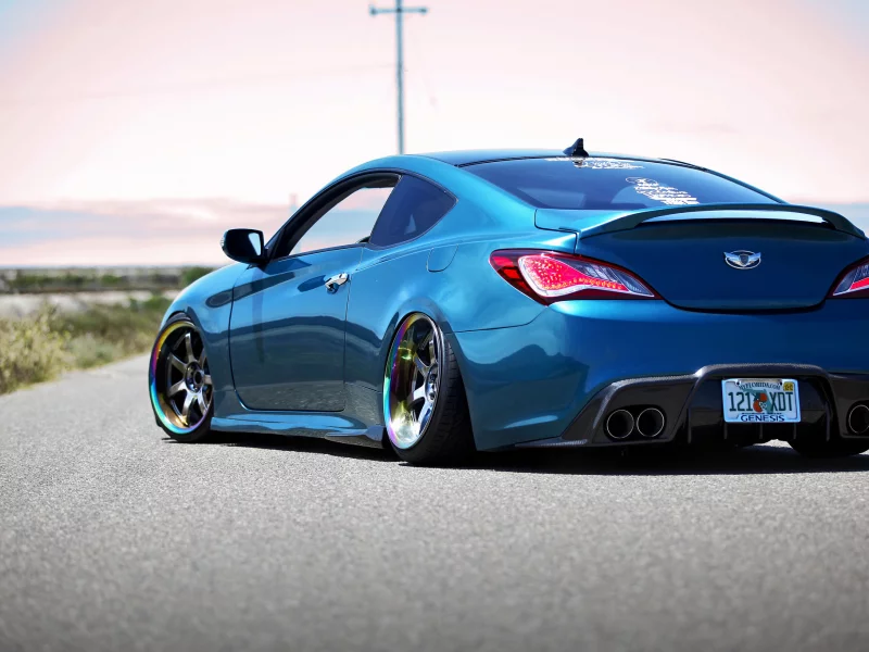 хёндай, blue, genesis, блик, hyundai, синий