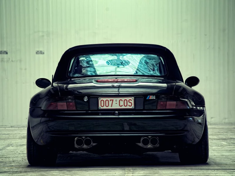 black, черный, бмв, bmw, roadster, z3 m, сзади