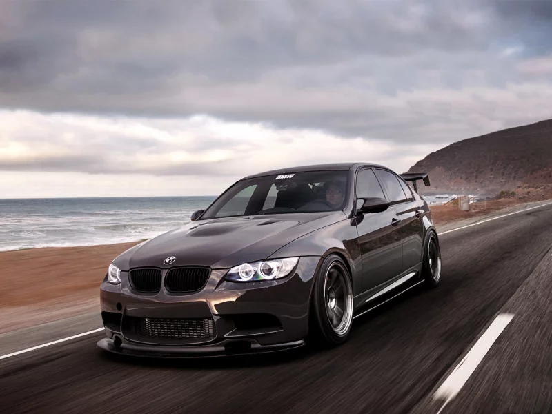 3 series, море, пляж, 335i, бмв, e90, bmw, black