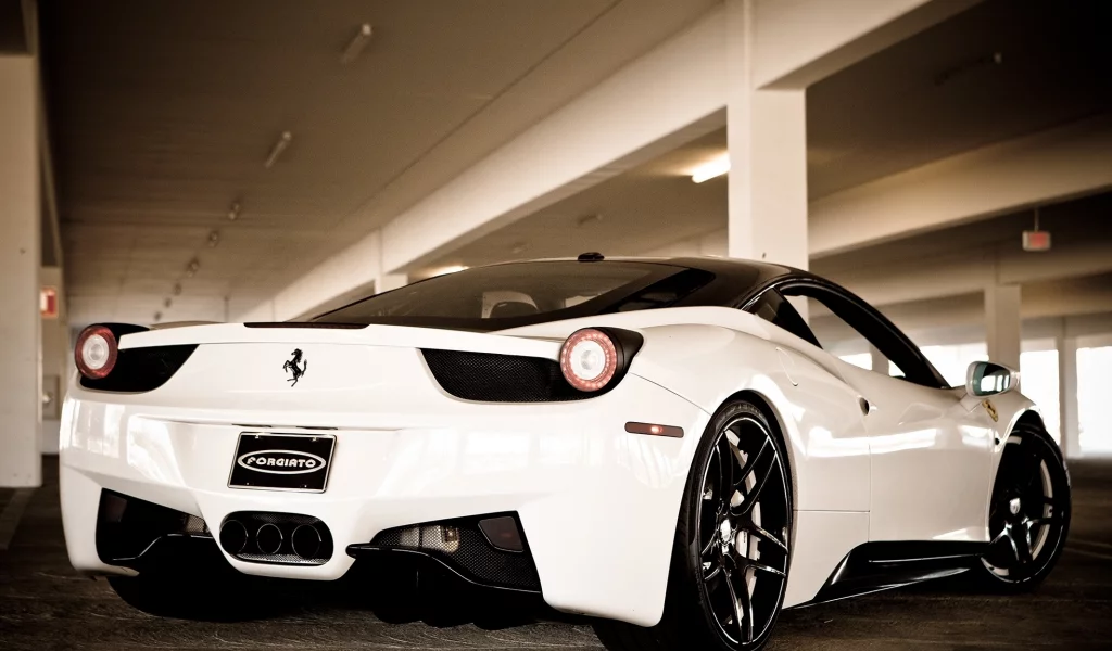 машины, авто, тюнинг, ferrari, парковка