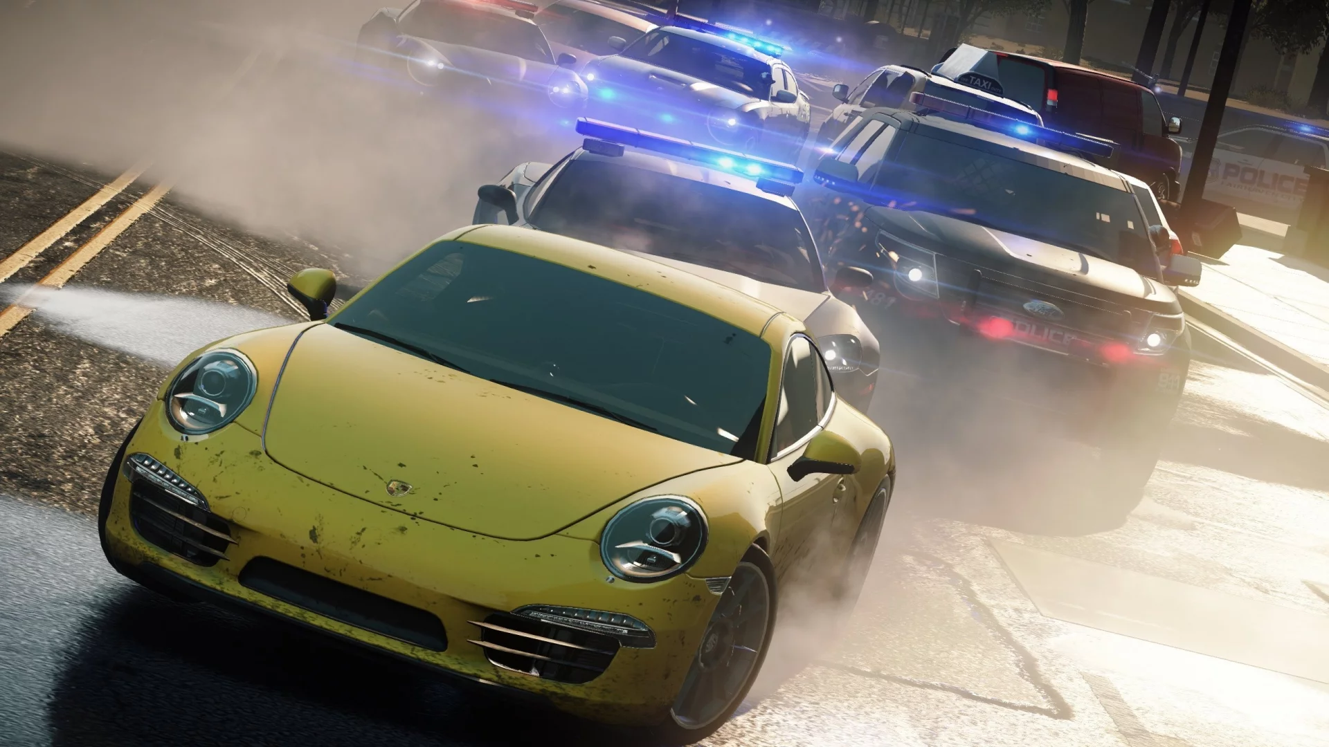 porsche 911, погоня, need for speed most wanted 2012, копы
