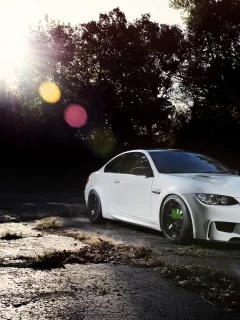 e92, солнце, бмв, sun, bmw, белый, блик, m3, white