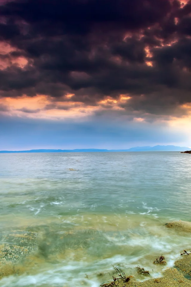 пейзаж, море, небо, природа