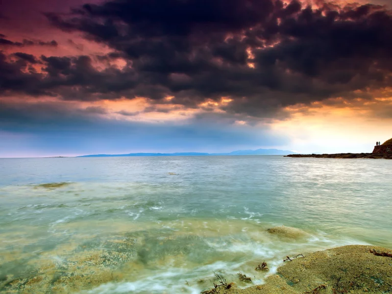 пейзаж, море, небо, природа