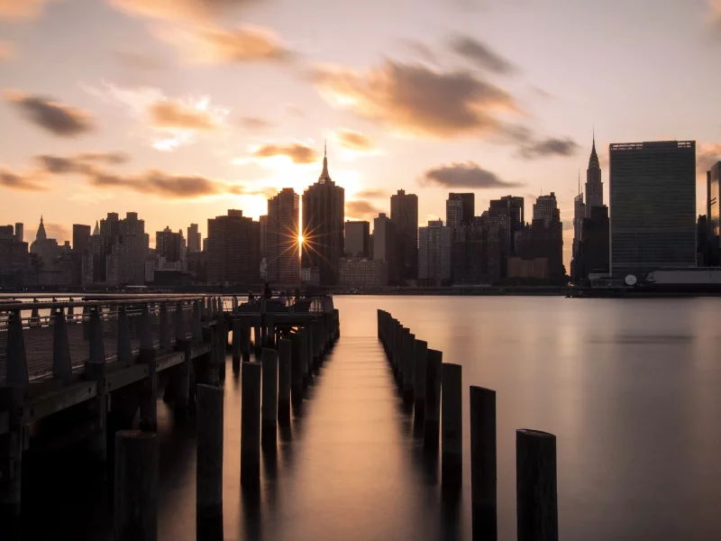 new york city, город, пейзаж