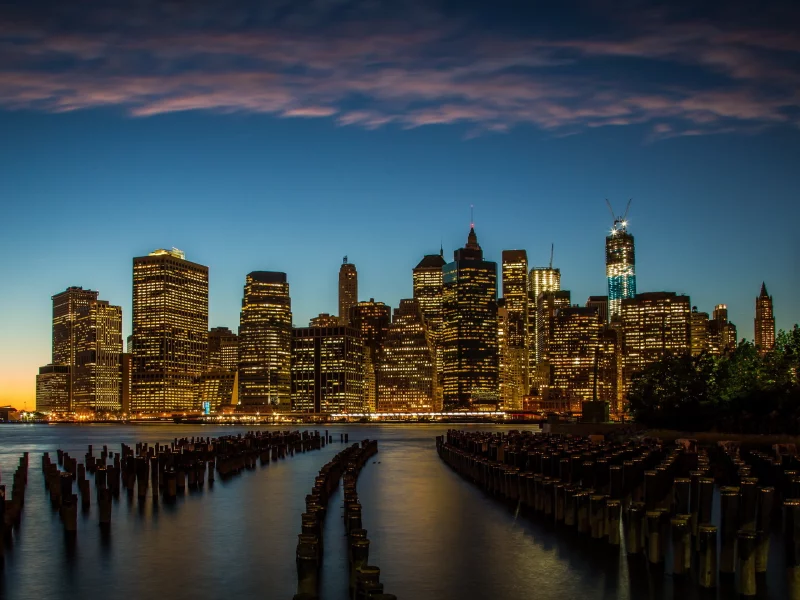 пейзаж, new york city, город